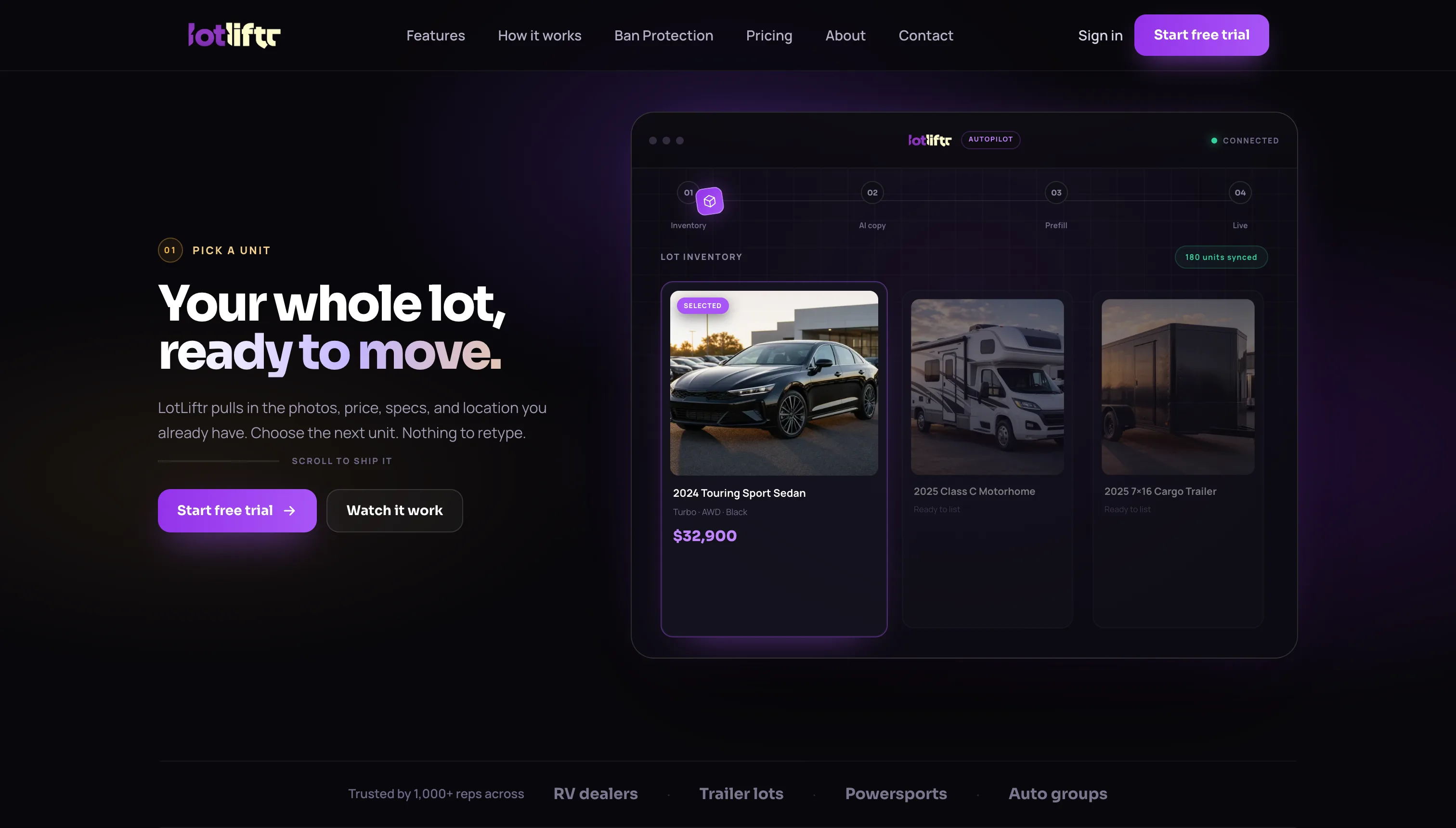 LotLiftr project preview
