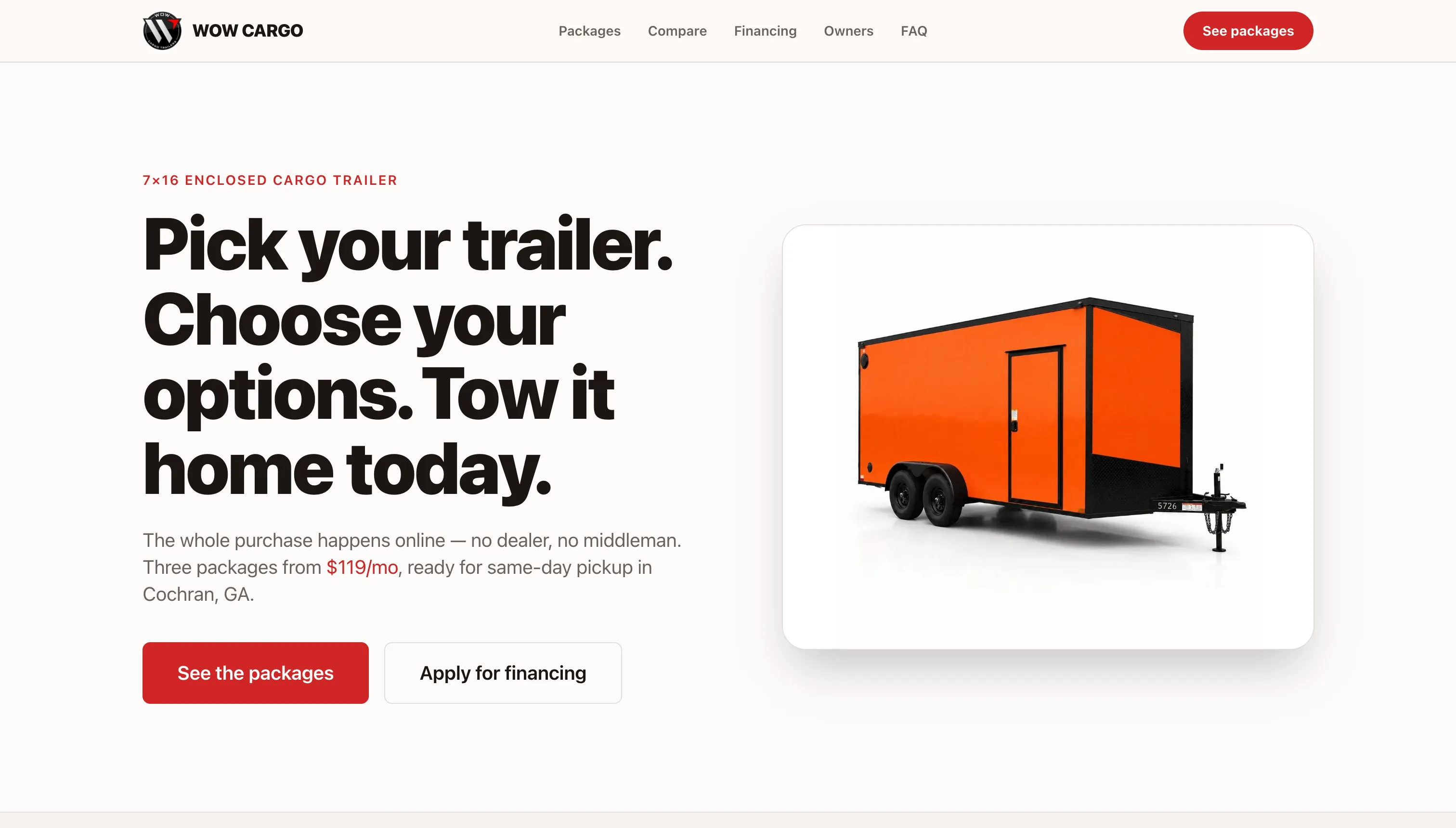 Wow Cargo project preview